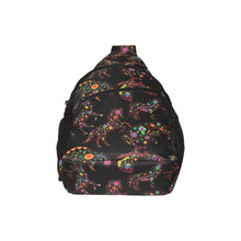 Load image into Gallery viewer, Neon Floral Animals Chest Bag
