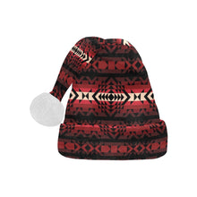 Load image into Gallery viewer, Black Rose Santa Hat
