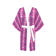 Load image into Gallery viewer, Bright Wave Kimono Robe
