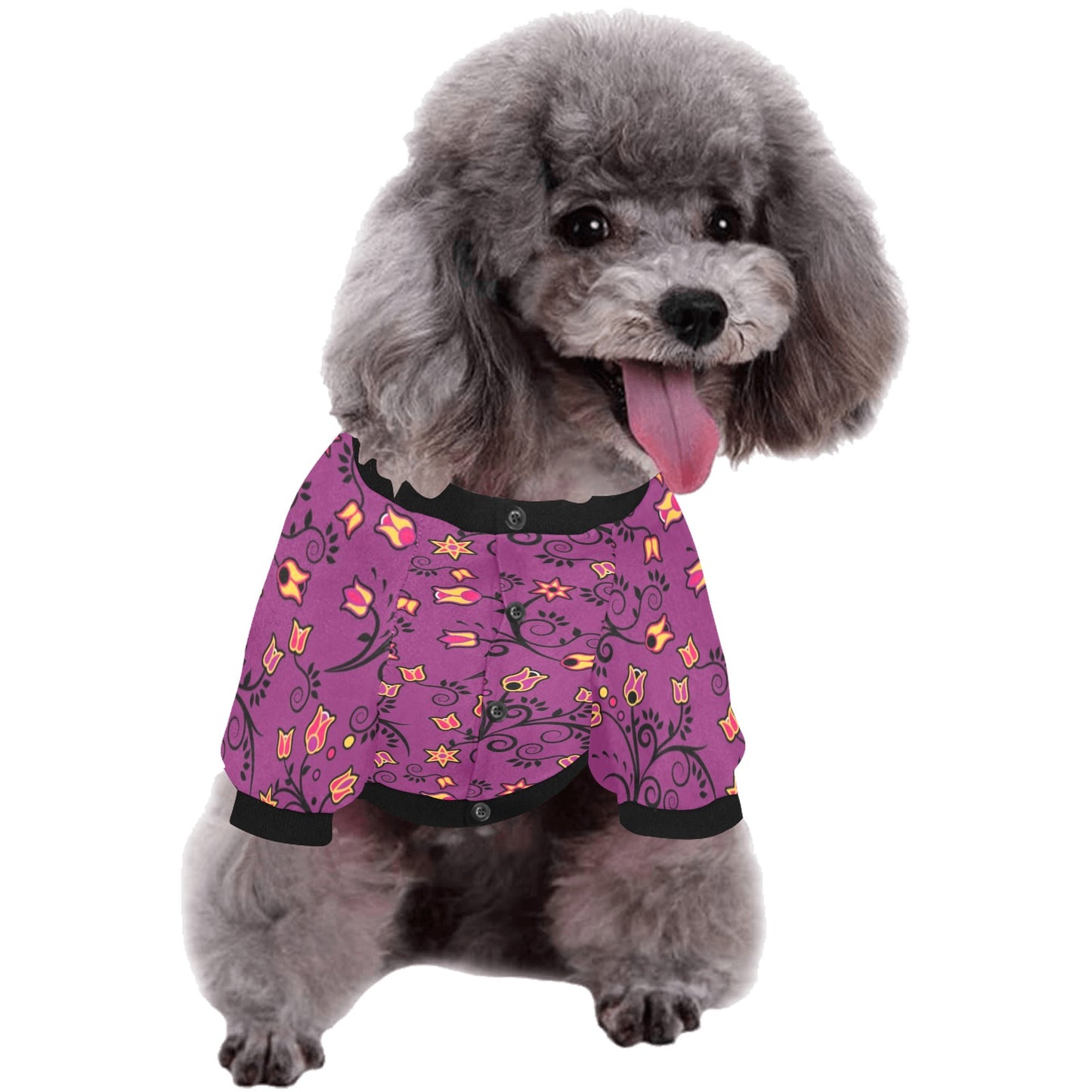 Lollipop Star Pet Dog Round Neck Shirt