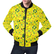 Load image into Gallery viewer, Vine Life Lemon Bomber Jacket for Men
