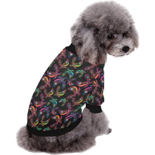 Load image into Gallery viewer, Neon Floral Eagles Pet Dog Round Neck Shirt
