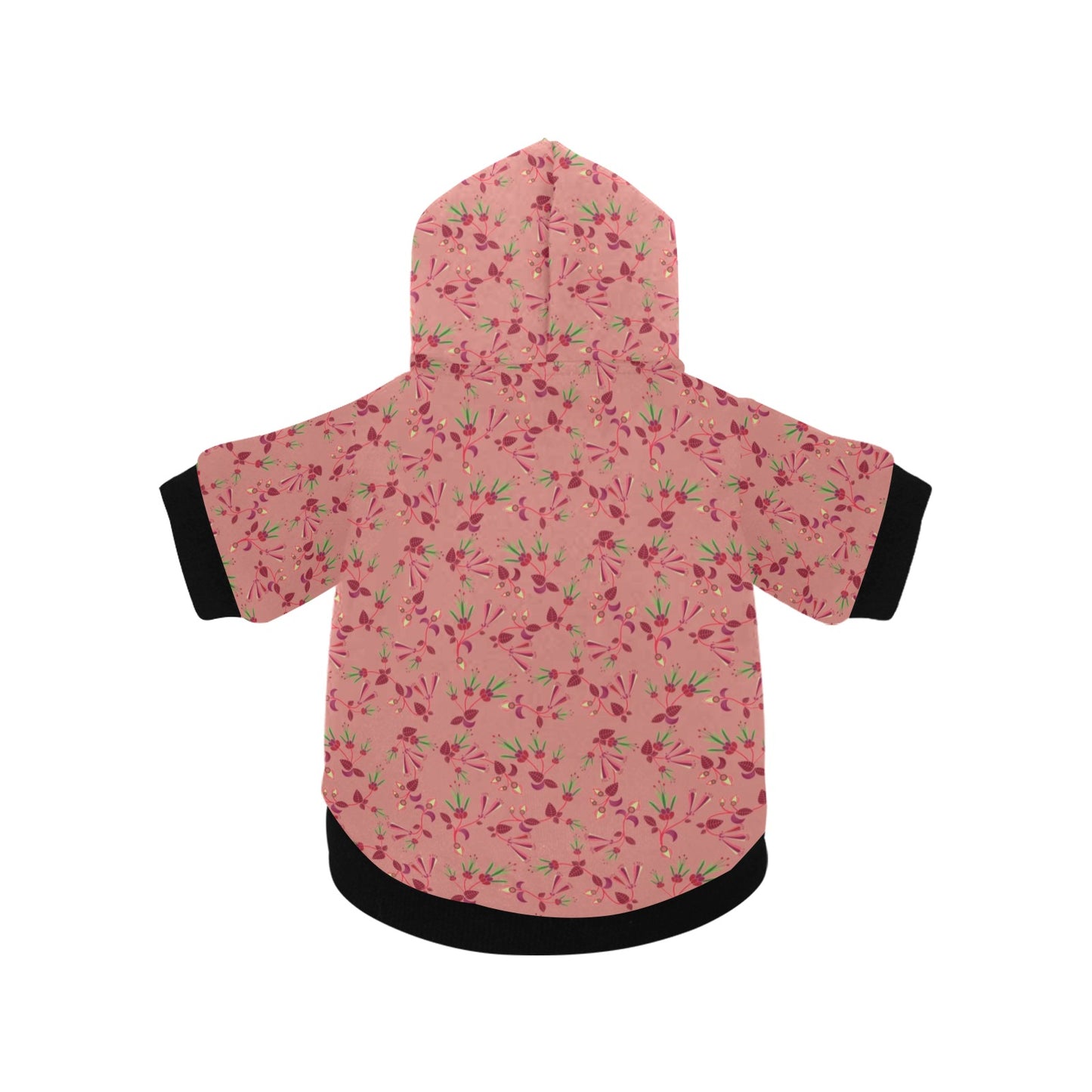 Swift Floral Peach Rouge Remix Pet Dog Hoodie