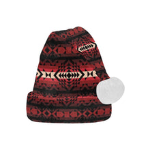 Load image into Gallery viewer, Black Rose Santa Hat
