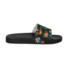 Load image into Gallery viewer, Dragon Lily Noir Men&#39;s Slide Sandals
