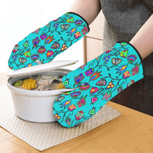 Load image into Gallery viewer, Indigenous Paisley Sky Oven Mitt &amp; Pot Holder
