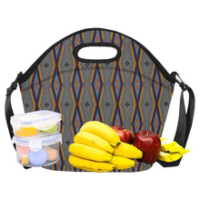 Load image into Gallery viewer, Diamond in the Bluff Grey Neoprene Lunch Bag/Large
