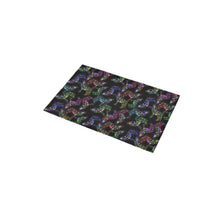 Load image into Gallery viewer, Neon Floral Wolves Bath Rug 16&#39;&#39;x 28&#39;&#39;
