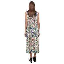 Load image into Gallery viewer, Grandmother Stories Br Bark Phaedra Sleeveless Open Fork Long Dress
