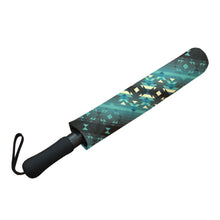 Load image into Gallery viewer, Inspire Green Semi-Automatic Foldable Umbrella
