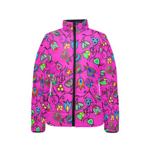 Load image into Gallery viewer, Indigenous Paisley Women&#39;s Stand Collar Padded Jacket
