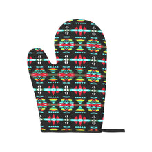 Load image into Gallery viewer, River Trail Sunset Oven Mitt &amp; Pot Holder
