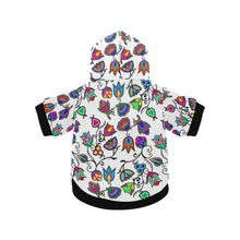 Load image into Gallery viewer, Indigenous Paisley White Pet Dog Hoodie
