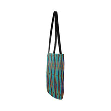 Load image into Gallery viewer, Diamond in the Bluff Turquoise Reusable Shopping Bag
