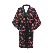 Load image into Gallery viewer, Gathering Noir Kimono Robe
