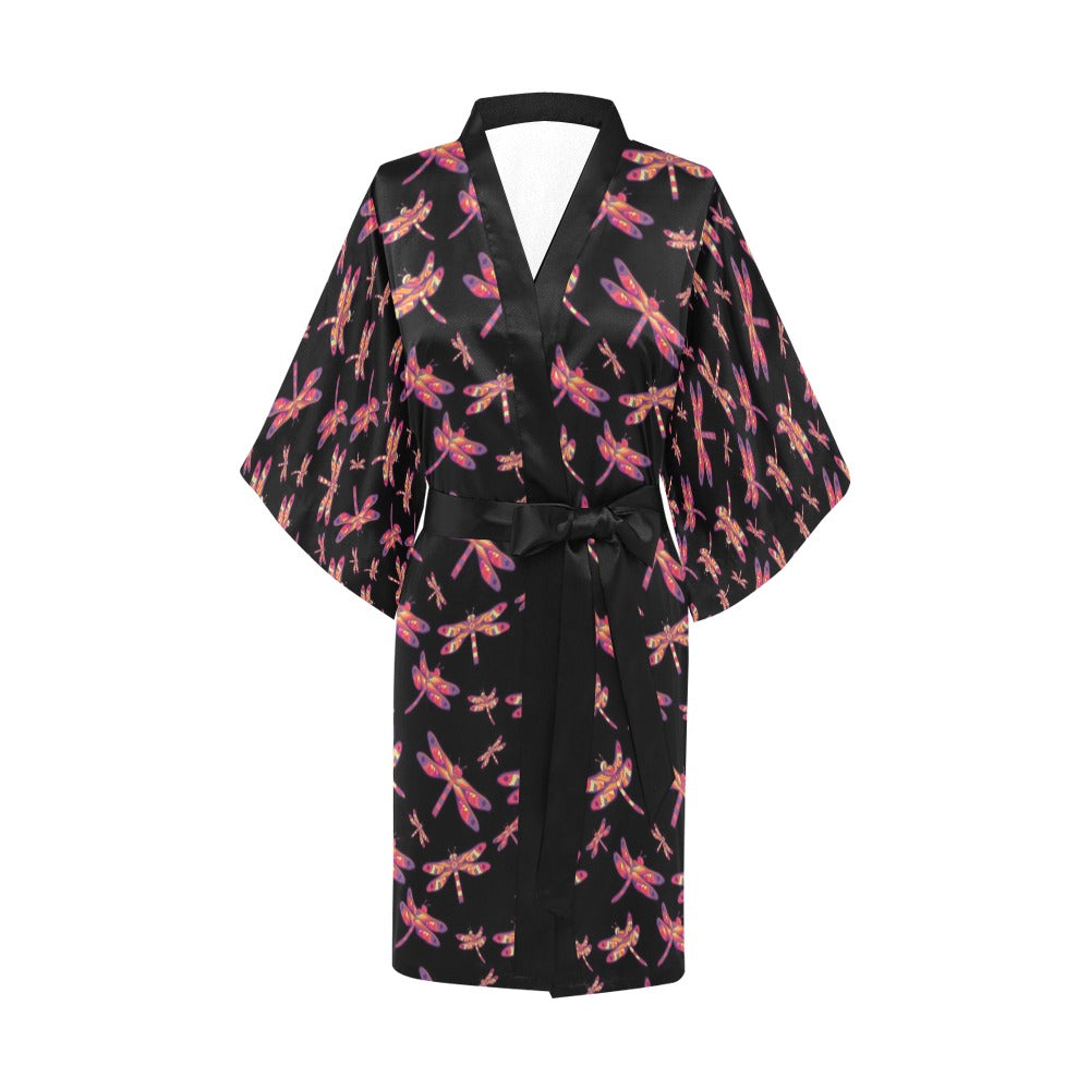 Gathering Noir Kimono Robe