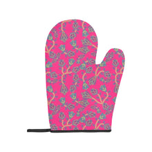 Load image into Gallery viewer, Beaded Lemonade Oven Mitt &amp; Pot Holder
