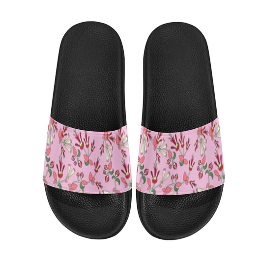 Strawberry Floral Men's Slide Sandals