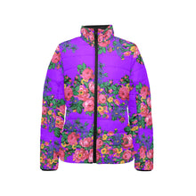 Load image into Gallery viewer, Kokum&#39;s Revenge Lilac Women&#39;s Stand Collar Padded Jacket
