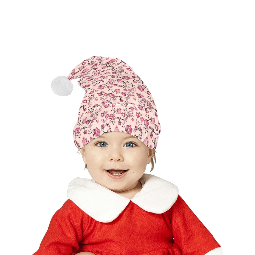 Floral Amour Santa Hat