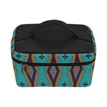 Load image into Gallery viewer, Diamond in the Bluff Turquoise Cosmetic Bag/Large
