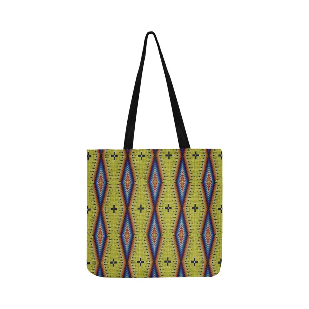 Diamond in the Bluff Yellow Reusable Shopping Bag