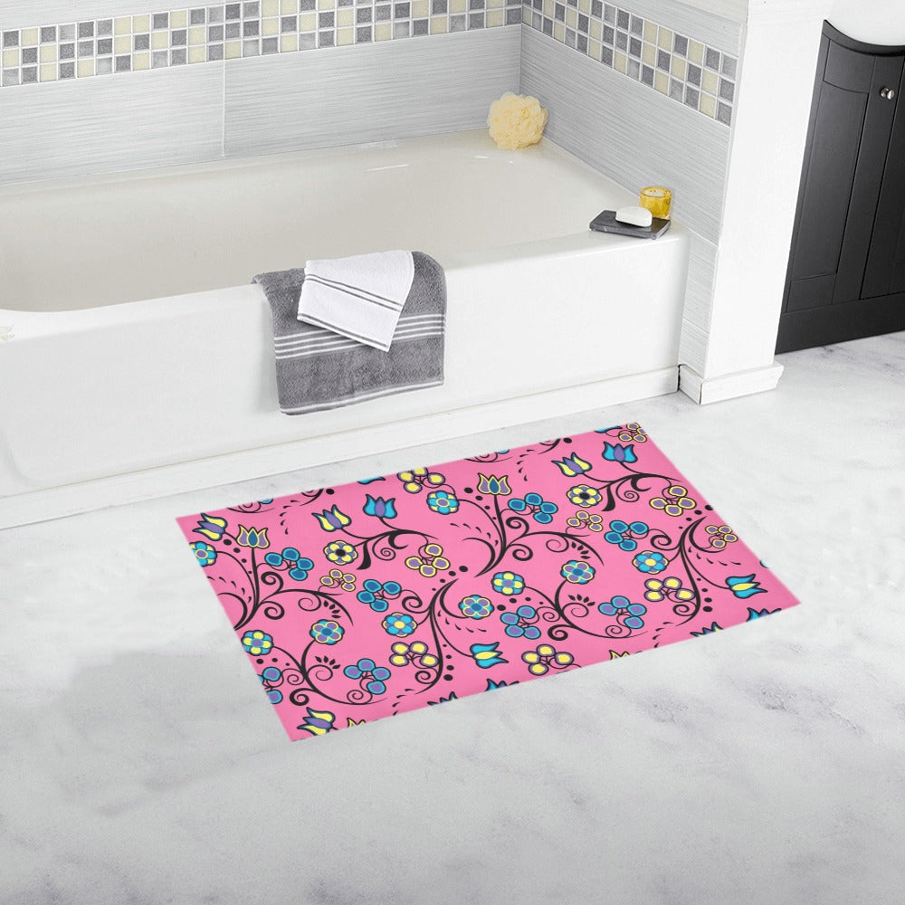 Blue Trio Bubblegum Bath Rug 16''x 28''