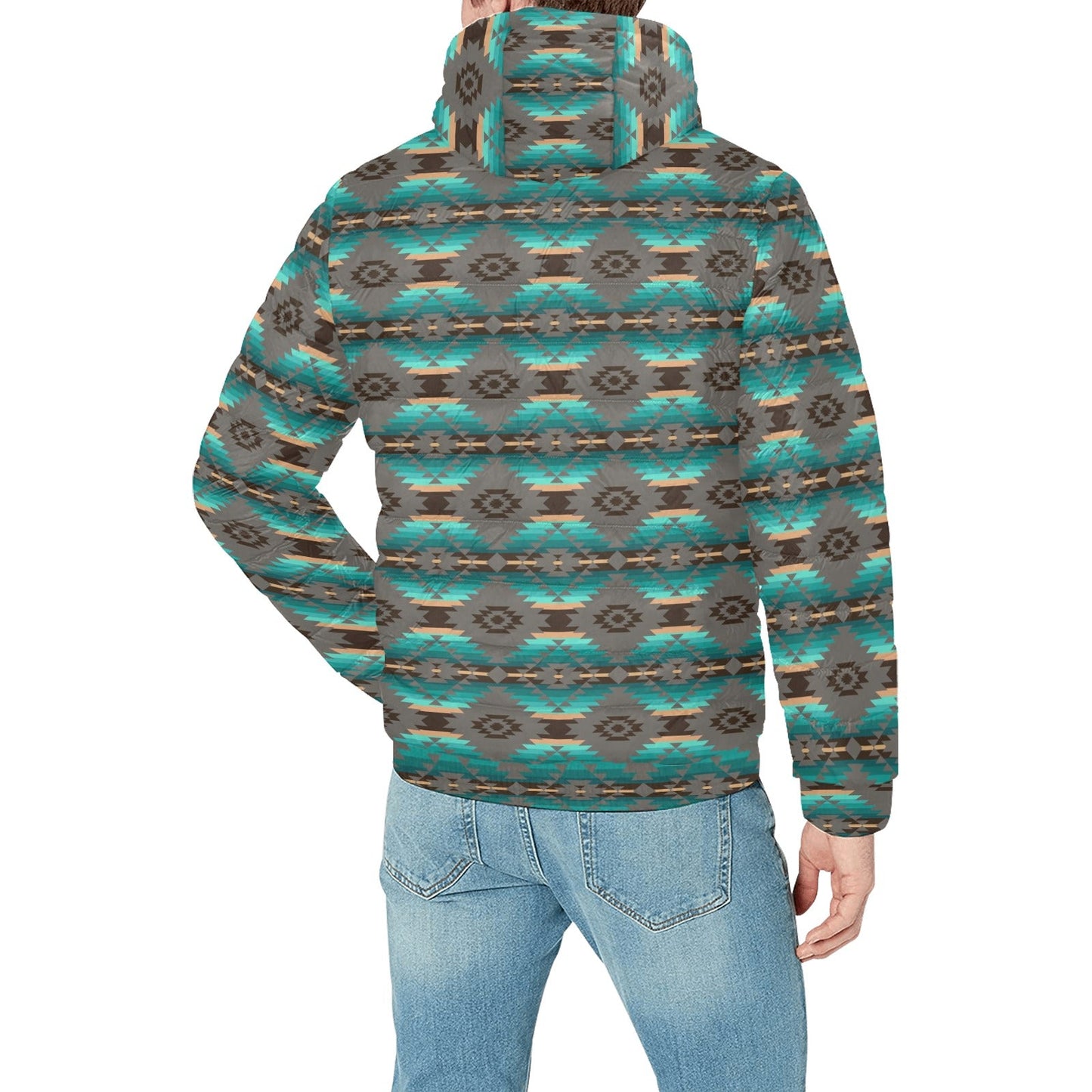 Cree Confederacy Men's Padded Hooded Jacket