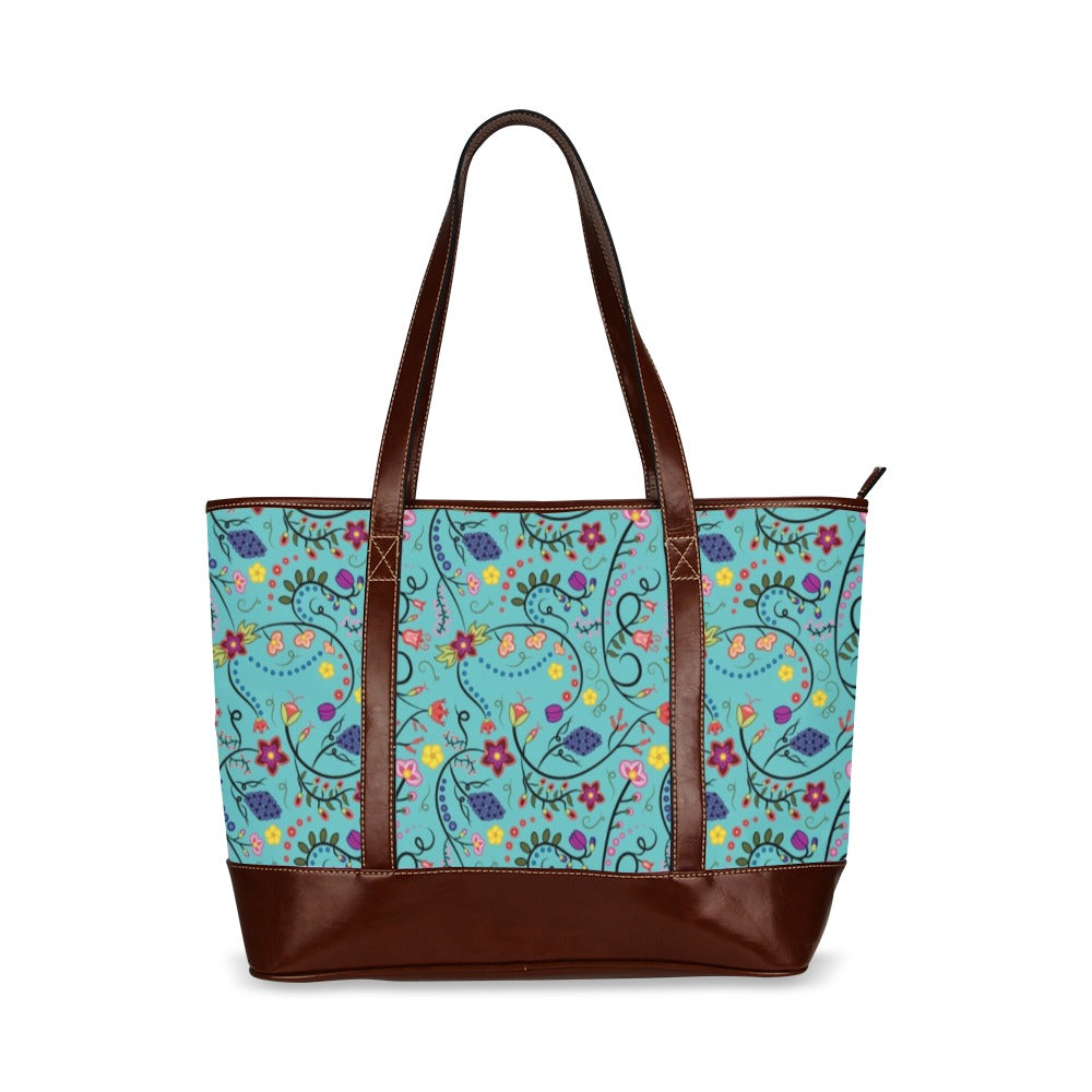 Fresh Fleur Sky Tote Handbag