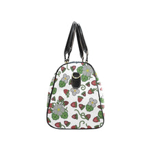 Load image into Gallery viewer, Strawberry Dreams White Waterproof Travel Bag
