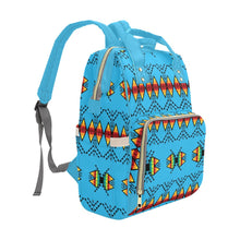 Load image into Gallery viewer, Sacred Trust Sky Multi-Function Diaper Backpack/Diaper Bag
