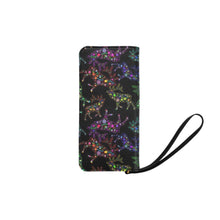 Load image into Gallery viewer, Neon Floral Elks Women&#39;s Clutch Purse
