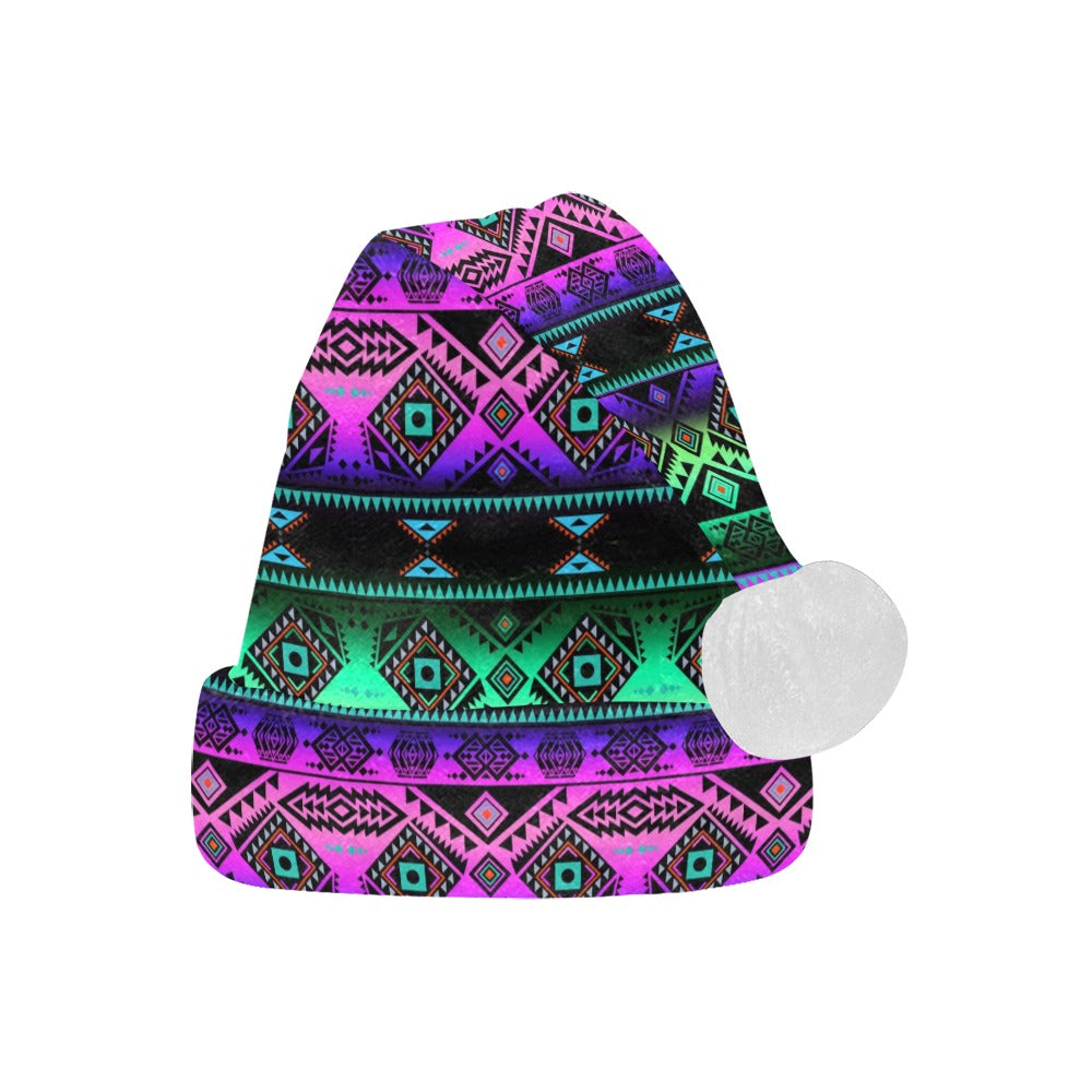 California Coast Sunrise Santa Hat