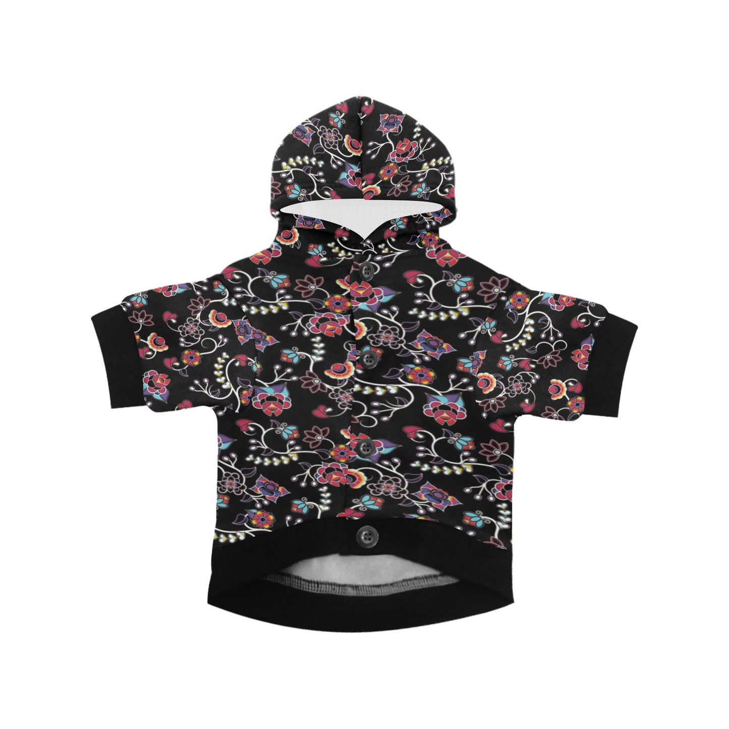 Floral Danseur Pet Dog Hoodie