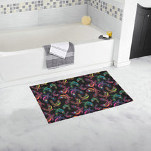 Load image into Gallery viewer, Neon Floral Eagles Bath Rug 16&#39;&#39;x 28&#39;&#39;
