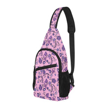 Load image into Gallery viewer, Purple Floral Amour Chest Bag
