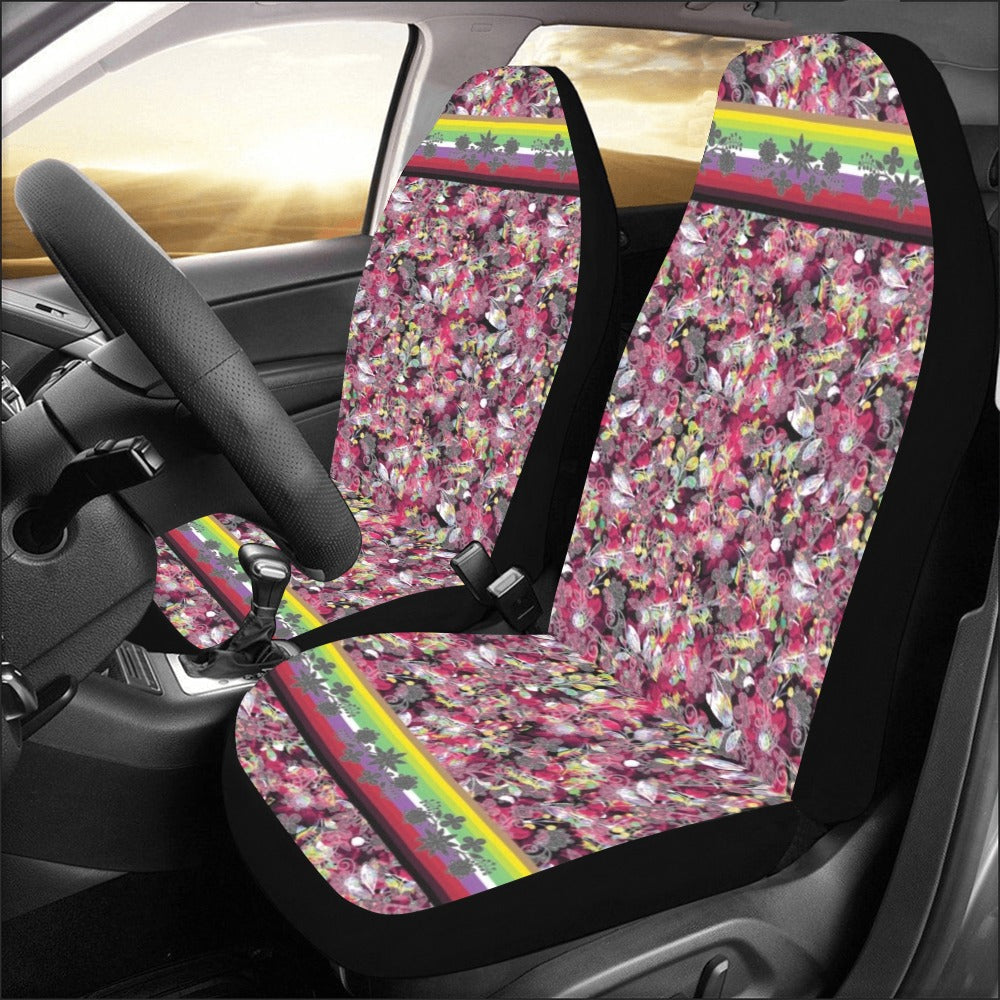 Culture in Nature Maroon Car Seat Covers (Set of 2)