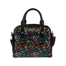 Load image into Gallery viewer, Takwakin Harvest Midnight Shoulder Handbag
