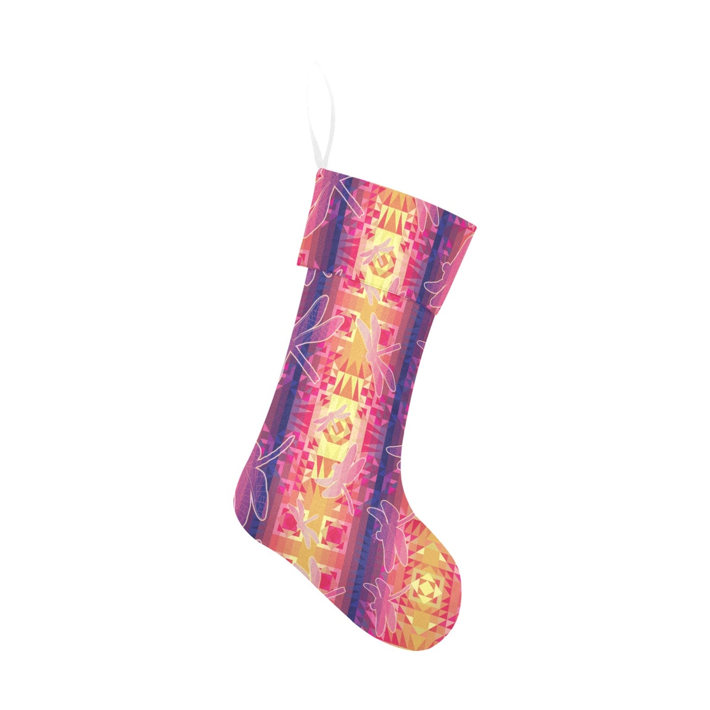 Kaleidoscope Dragonfly Christmas Stocking