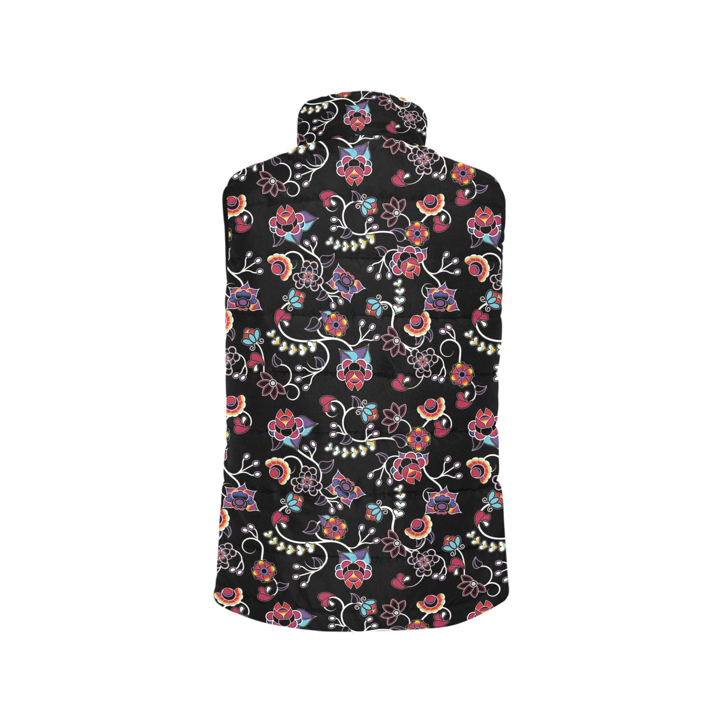 Floral Danseur Women's Padded Vest Jacket