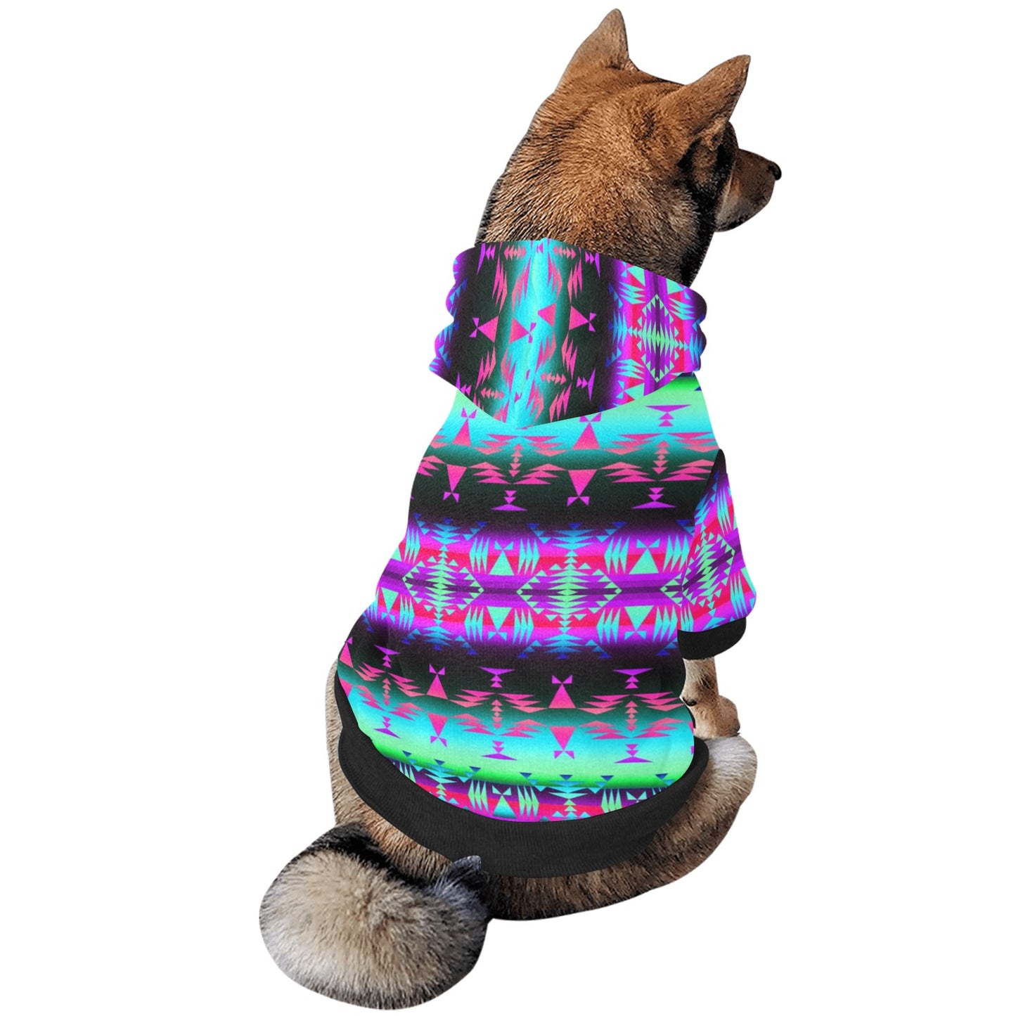 Between the Rocky Mountains Pet Dog Hoodie