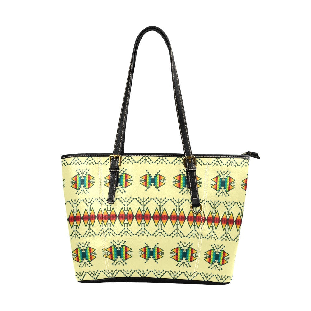 Sacred Trust Arid Leather Tote Bag