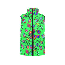 Load image into Gallery viewer, Indigenous Paisley Green Women&#39;s Padded Vest Jacket
