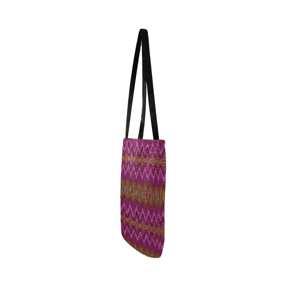 Fire Feather Pink Reusable Shopping Bag