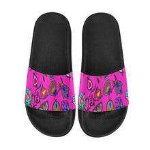 Load image into Gallery viewer, Indigenous Paisley Men&#39;s Slide Sandals
