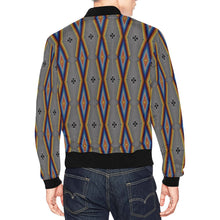 Load image into Gallery viewer, Diamond in the Bluff Grey Bomber Jacket for Men
