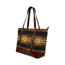 Load image into Gallery viewer, Black Rose Spring Canyon Tan Tote Handbag
