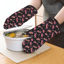 Load image into Gallery viewer, Gathering Noir Oven Mitt &amp; Pot Holder
