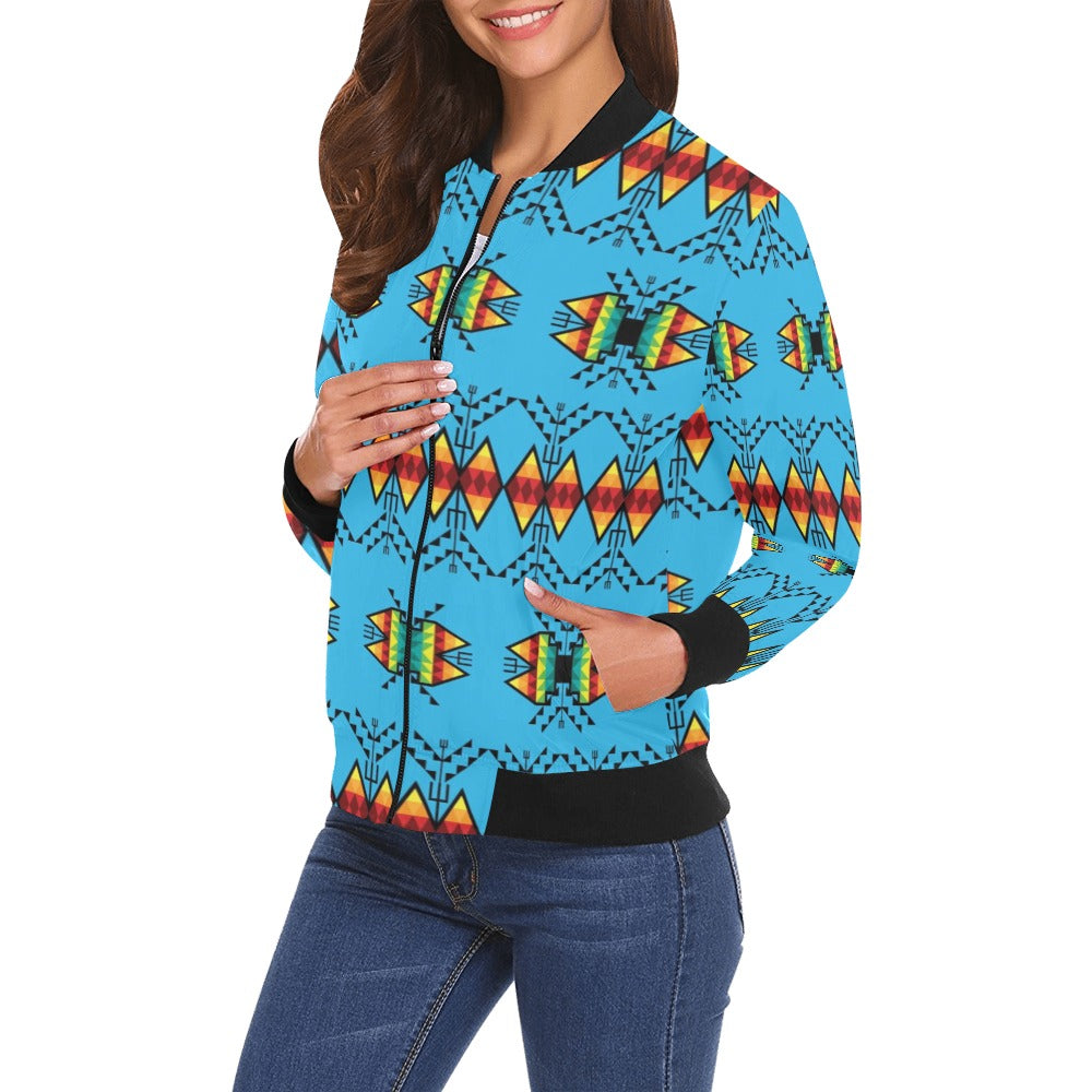 Sacred Trust Sky Bomber Jacket for Women