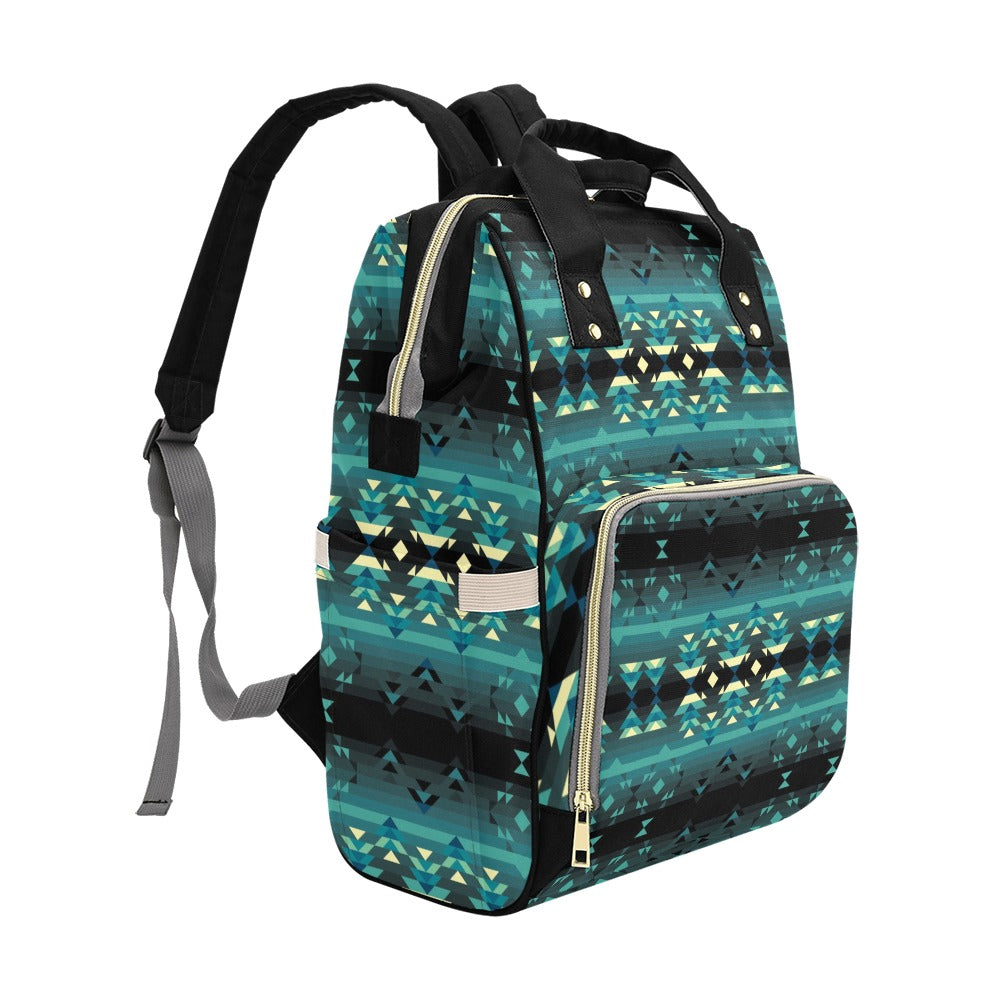 Inspire Green Multi-Function Diaper Backpack/Diaper Bag